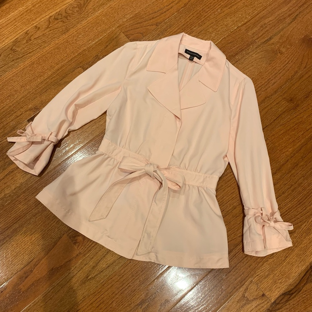 Blush BR Trench-Style Modal Blouse CS